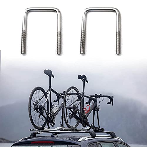 10 Piezas Pernos En U Pernos Cuadrados En u Tornillo En U Cuadrados De Acero Perno En U Cuadrado De Acero Inoxidable Pernos Forma U Rosca Pernos En Forma De U Tuercas M6 Para Fijación De Tuberías