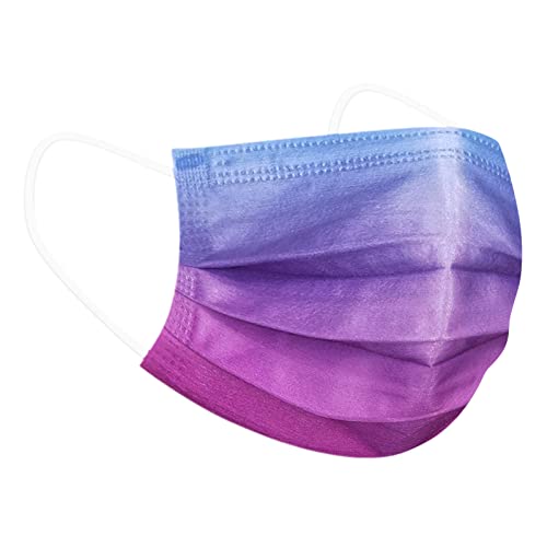 100 Unidades Adultos,Desechable con Tres Capa Surtidos,Dibujos Animados para Actividades Aire Libre,Patrón Froral para Mujer