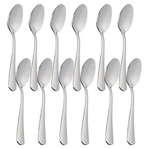 12cucharillas Cafe Acero INOX y acabado brillante.Colección Minimal (Cuchara de Café)