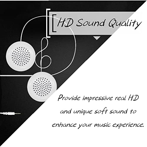 143 Altavoz Tipo Almohada DIY, Nuevo Altavoz Tipo Almohada de 3,5 mm Mini Altavoz estéreo portátil Diseño elaborado para CD de teléfono MP3 Compatible con Casi Todos los Dispositivos de Audio