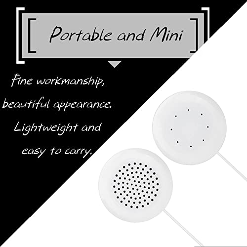 143 Altavoz Tipo Almohada DIY, Nuevo Altavoz Tipo Almohada de 3,5 mm Mini Altavoz estéreo portátil Diseño elaborado para CD de teléfono MP3 Compatible con Casi Todos los Dispositivos de Audio