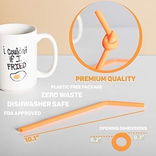15 pajitas de silicona reutilizables para Yeti de 887 y 590 ml, flexibles, fáciles de limpiar, con 2 cepillos de limpieza, sin BPA ni sabor a goma