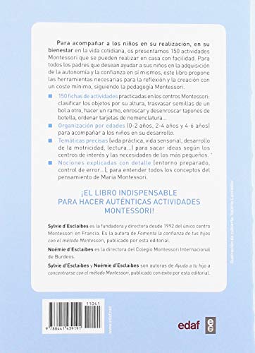 150 actividades Montessori en casa (Tu hijo y tú)
