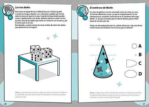 150 enigmas y juegos de magia para tu cerebro: Actividades de Verano divertidas para niños y niñas. Juegos de lógica para aprender en Familia. Pasatiempos (No ficción ilustrados)