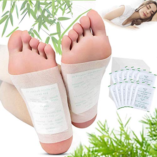 150 PCS Parches Para Los Pies, JUSTDOLIFE Parches de Desintoxicación, Naturales Parches Detox para Pies para Eliminar Toxinas Corporales Para Aliviar El Estrés Mejorar El Sueño