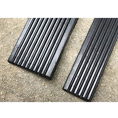 1.5cm / 2cm Bicicletas rampas umbral Alargar Almohadilla de Goma Escalera Exterior de Rampas Las rampas for sillas de Ruedas for minusválidos (Color : Black, Size : 100 * 8 * 2CM)