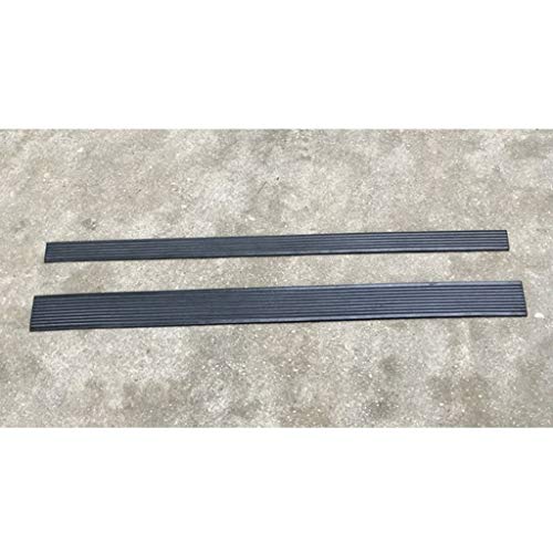 1.5cm / 2cm Bicicletas rampas umbral Alargar Almohadilla de Goma Escalera Exterior de Rampas Las rampas for sillas de Ruedas for minusválidos (Color : Black, Size : 100 * 8 * 2CM)