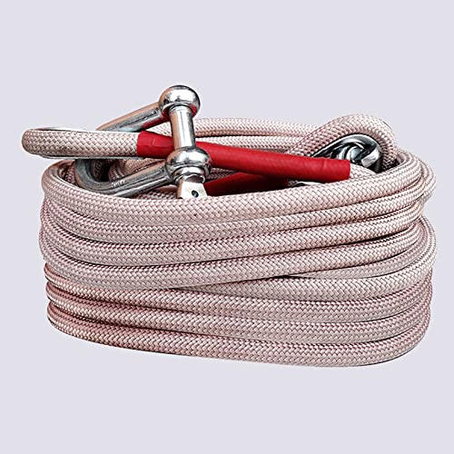 15TON / 16FT, 26FT, Cuerda de recuperación cinética de 33 pies de recuperación y Remolque de la Cuerda de Remolque, Correa de Remolque con Doble Trenzado de Nylon Pesado con bucles Reforzados y Manga