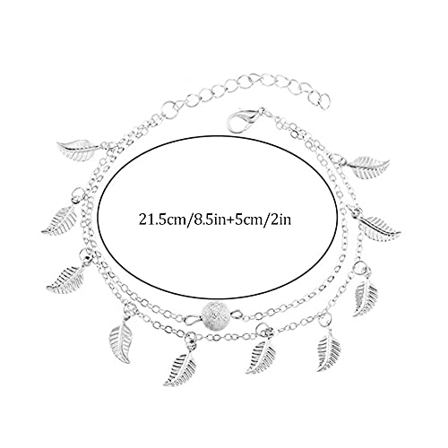 16 Unids Boho Tobilleras Cadenas Pulseras Ajustable Playa Tobillera Pie Joyas Conjunto Para Mujeres Niñas