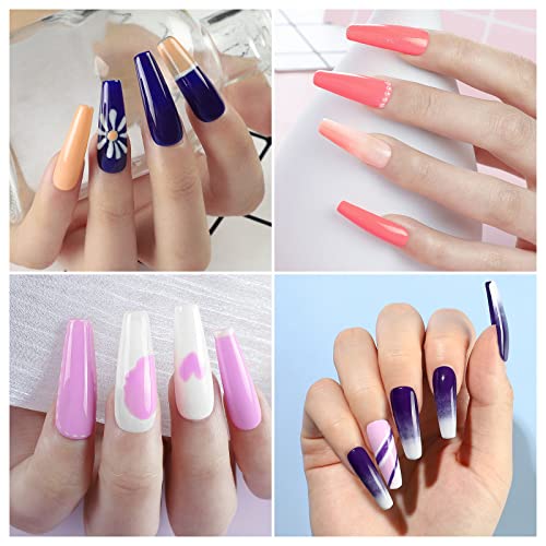 18 PCS Esmalte de Uñas Semipermanentes Set de Uñas Pintauñas Manicura Semipermanente Set de Colores de Esmalte de Gel Soak off 7ML para Manicura Pedicura