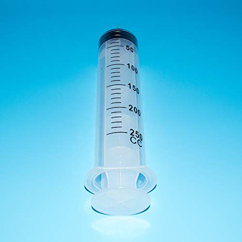 1pcs 250 ml jeringa dosificadora, jeringa de plástico, jeringa de alimentación, jeringa para marinadas para medición de nutrientes
