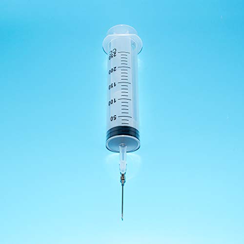 1pcs 250 ml jeringa dosificadora, jeringa de plástico, jeringa de alimentación, jeringa para marinadas para medición de nutrientes