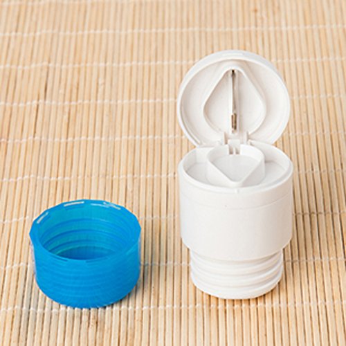 2-en-1 Pastilla De Corte Trituradora De Polvo Comprimido De La Medicina Corte Divisor Amoladora Azul