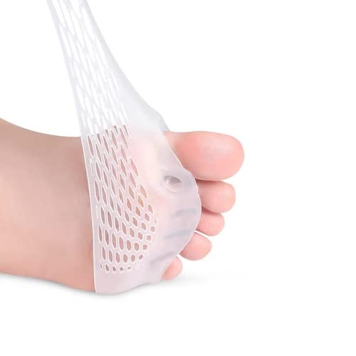 2 par Almohadillas Metatarsianas Almohadillas de Gel para Antepié Separador de Dedos para Pies Ampollas Dolor en el Antepié
