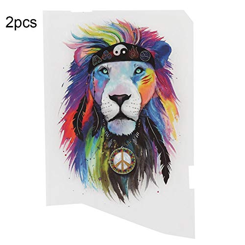 2 Parches Adhesivos De Transferencia De Calor Para Planchar, Pegatinas De Rey De Dibujos Animados En La Ropa, Parches De Transferencia De Calor Apliques De DecoracióN Diy Lavables Para Ropa(#5)