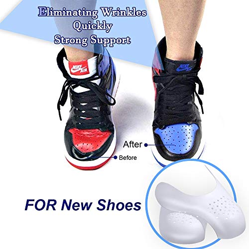 2 Pares - Escudo de Zapatos, Protectores para Zapatillas de Deporte, Arrugas de Zapatos Antiarrugas, Prevenga Hendidura del Pliegue del Calzado Deportivo, Mujer 35-39