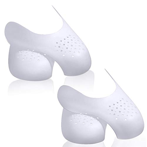 2 Pares - Escudo de Zapatos, Protectores para Zapatillas de Deporte, Arrugas de Zapatos Antiarrugas, Prevenga Hendidura del Pliegue del Calzado Deportivo, Mujer 35-39