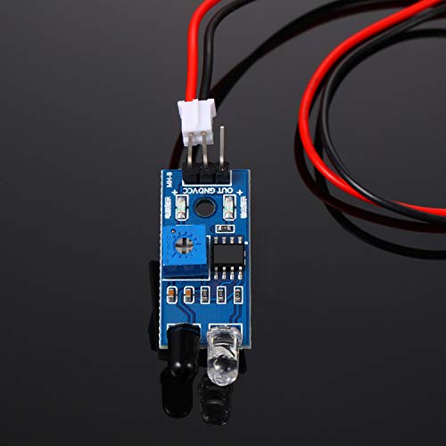 20 Piezas Módulo de Sensor de Evitación de Obstáculos Infrarrojo IR Módulo de Sensor Fotoeléctrico Reflectante de 3 Hilos Compatible con Arduino Smart Car Robot Raspberry Pi 3