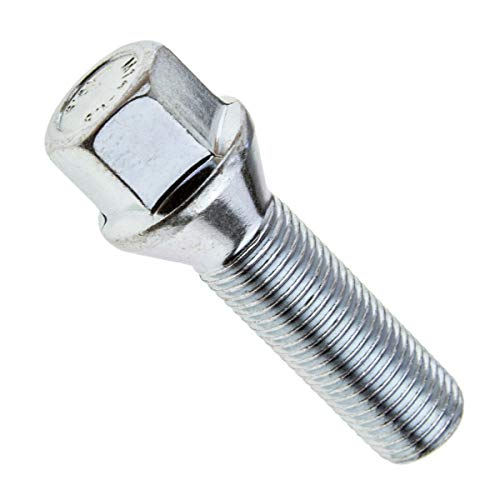 20 tornillos de rueda, M14 x 1,5, 40 mm, cónicos, SW17, selección de longitud para llantas de acero y aluminio