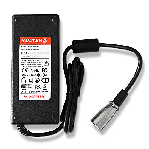 24V 4A Electric Scooter Battery Charger For Quantum Q600XL Pride Mobility EA1065, [Importado de Reino Unido]