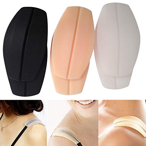 2pcs De Silicona Correa Del Sujetador Cojines Suaves Titular Antideslizante Hombro Protectores Pad Titular De La Ropa Interior Malestar Facilidad De Hombro