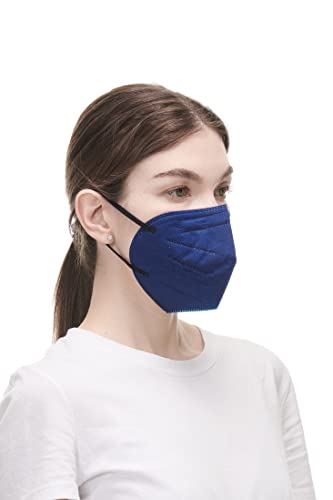 30 Mascarillas FFP2/KN95 Colores Azul Homologadas Certificación CE sin Válvula de 6 Capas, Máscara Protectora de Polvo, Mascarilla de Protección Personal con Filtros de Calidad BFE≥95, 30 Piezas