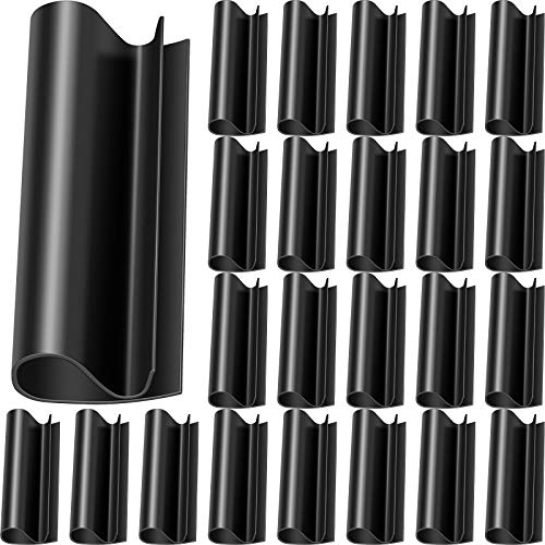 32 Piezas Clip de Funda Negra de Piscina Pinza de Cubierta de Suelo Clip de Fijar Funda de Invierno