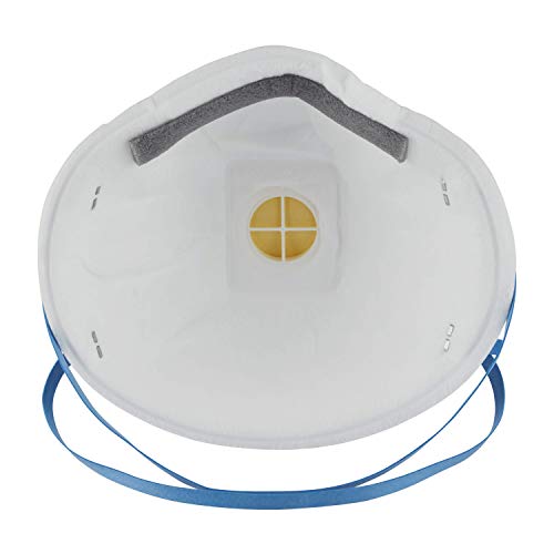 3M - Mascarilla antipolvo con válvula respiratoria, blanco, 8822PT