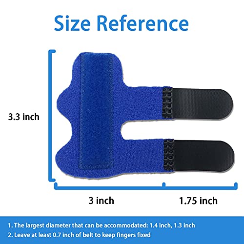 3Pcs Férulas para dedos, Férulas para dedos en gatillo Mazo Férula para dedos Enderezadora de dedos Soporte para dedos para estenosis, lesiones deportivas, alivio del dolor en los dedos