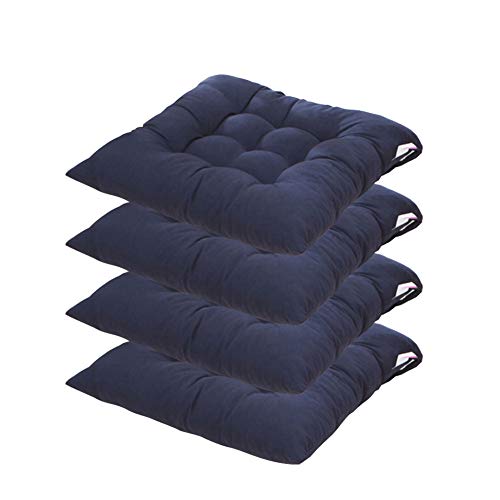 4 cojines para silla Cojines de Asiento cuadrado 40x40 cm