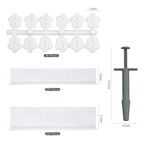 48 Piezas Clips de funda de edredón Soporte De Edredón sin agujas Clip De Edredón antideslizante Edredones de Fijación silicona suave Edredón Clips Sujetadores con portaagujas 400 agujas de silicona