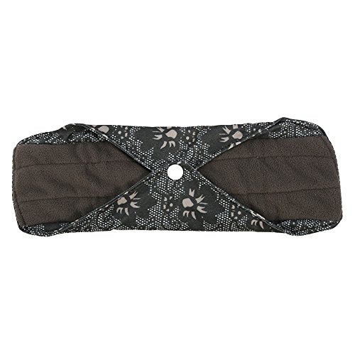 5 tipos de almohadillas menstruales, compresas sanitarias, almohadillas menstruales reutilizables de tela de bambú y carbón, bragas sanitarias suaves y cómodas lavables para mujeres(WSD10)