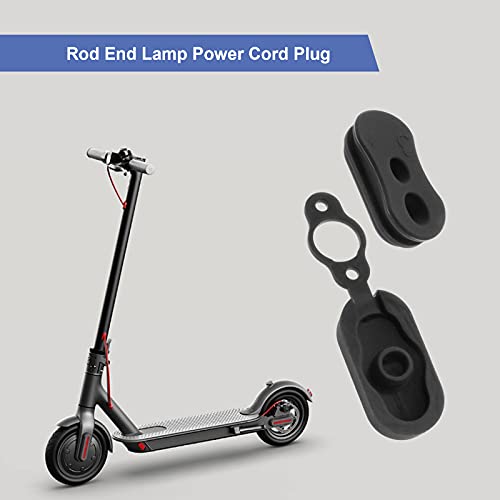 5 unidades de silicona para carga y puerto, protección negra, impermeables, antipolvo, conector de carga y puerto protector compatible con 1 S M365/Pro Scooter eléctrico