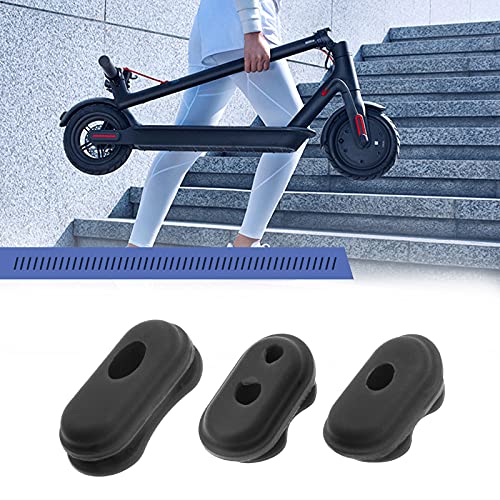 5 unidades de silicona para carga y puerto, protección negra, impermeables, antipolvo, conector de carga y puerto protector compatible con 1 S M365/Pro Scooter eléctrico