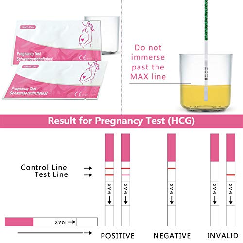 50 pruebas de ovulación ultrasensibles (25 mlU/ml) y 20 pruebas de embarazo ultrasensibles (25mIU/ml)