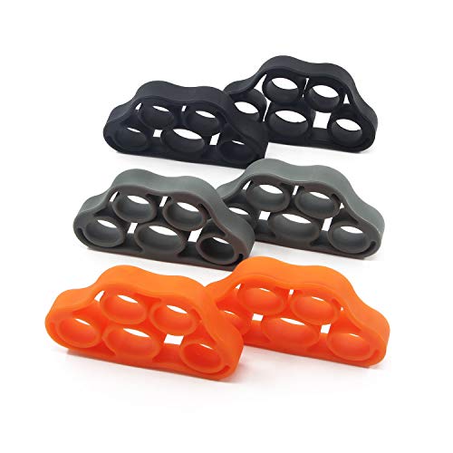 5BILLION Fortalecedor de Mano & Estiramiento de Dedo - Entrenador de Fuerza para Ejercicio de Antebrazo, Fortalezas de Dedo de Guitarra y Escalada de Roca (Hand & Finger Set)