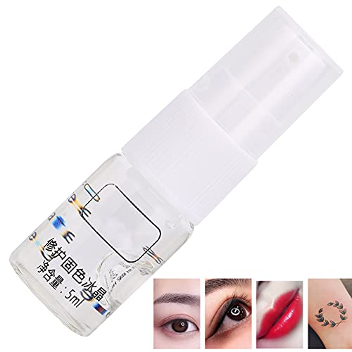 5ml Microblading Eyebrow Lip Eyeliner Tattoo Repair Serum, Penetración fuerte Hidrata la piel, Repara heridas rápidamente, Previene la formación de costras, Agente reparador fijador del color