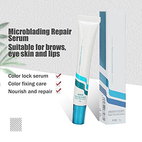 5ml Microblading Repair Serum, Penetración fuerte Hidrata la piel, Repara heridas rápidamente, Previene la formación de costras, Gel de reparación de tatuajes de labios delineador de ojos para fijar e