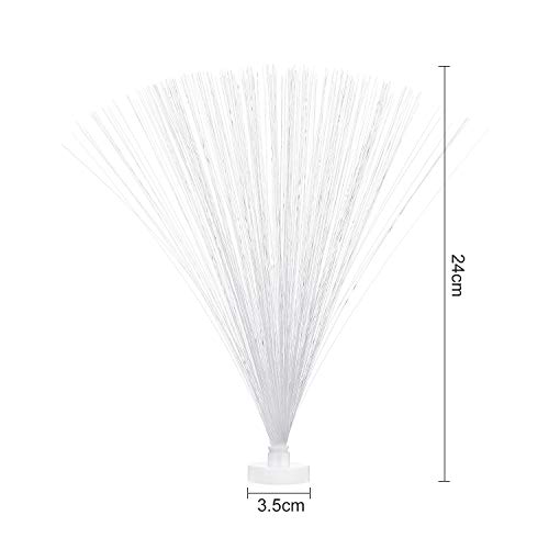 6 Piezas Lámpara de Fibra Óptica LED de Cambio de Color, 7 Colores Luz de Noche Lámpara Calmante para Decoración de Mesa Salones Dormitorios Regalos y Más