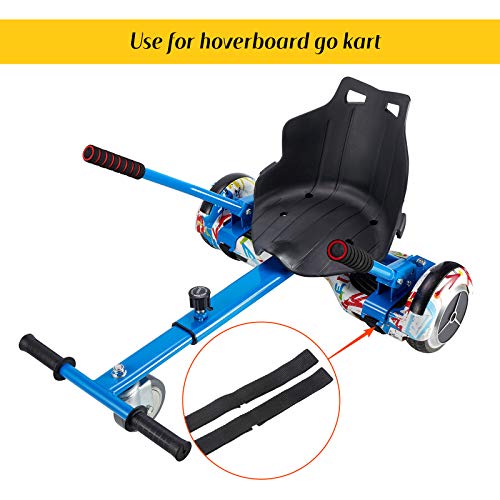 8 Correas Ajustables de Hoverboard Cable de Hoverboard de Sujeción de Gancho y Bucle Correas de Reemplazo de Hoverboard para Accesorios de Kart Scooter de Auto Equilibrio (27,6 Pulgadas)