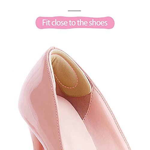 8 pares Cojines para Talón,Forros para El Talón, Plantillas de Zapatos Autoadhesivas,Protector para El Cuidado de Los Pies,Evitar Rozaduras