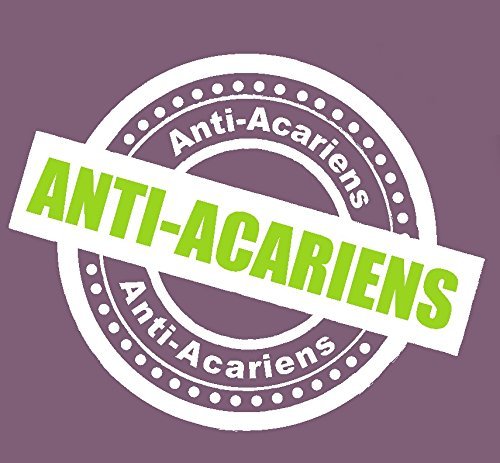 Abeil Almohada cilíndrica Serenidad anti-ácaros – anti manchas Algodón Blanco – 90 cm