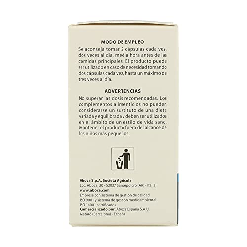 ABOCA ESPAÑA S.A. Aboca Capsulas, Blanco, 25 Gramos