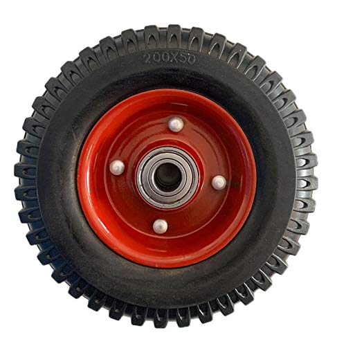 Acan Pack de 4 Ruedas de Maciza Goma 20 cm