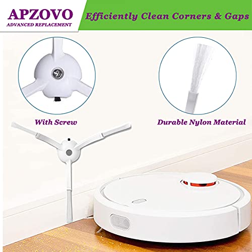 Accesorios para Aspiradoras Xiaomi Roborock S50 S51 S55 S5 max S6 S60 S65 Xiaomi Mi Robot, Repuestos Cepillo Principal, Filtro y Cepillo Lateral para Roborock - 10Piezas