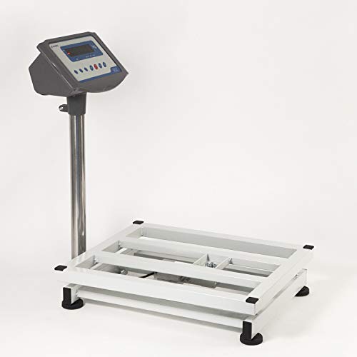 Accurex Báscula Industrial de Plataforma RX-150S (150 kg / 20 g, Plataforma de Pesaje 30 x 40 cm)