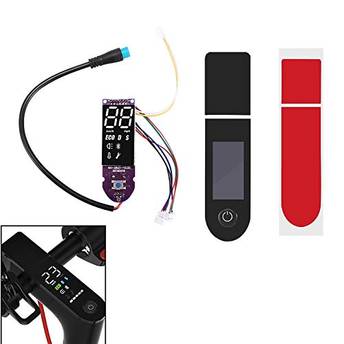 ACELEY Tablero de Instrumentos de Scooter, Tablero de Instrumentos de Instrumentos de Skate, Cubierta de Pantalla Scooter Tablero de Accesorios de Piezas de Tarjeta para Scooter eléctrico M365
