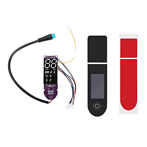 ACELEY Tablero de Instrumentos de Scooter, Tablero de Instrumentos de Instrumentos de Skate, Cubierta de Pantalla Scooter Tablero de Accesorios de Piezas de Tarjeta para Scooter eléctrico M365