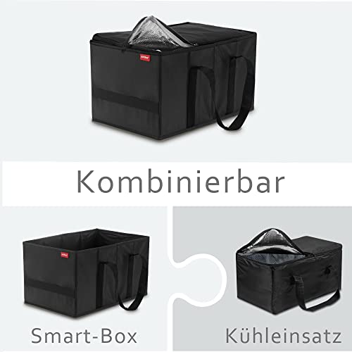 achilles Smart-Box Cesta/canasto plegable de compras Caja inteligente Bolsa de compras en formato práctico Carrito de compras cesta plegable cesta de compras 38x23,5x21 cm