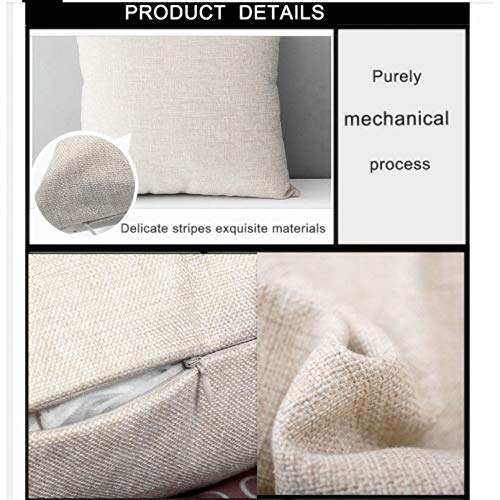 ACYKM Funda Cojine Funda Almohada Cojín con Estampado de Moda Animal Gato búho Nocturno Perro Bulldog inglés Fundas de Cojines de Lino Decorativos Cojines  Coche sofá Decor Navidad Año Nuevo Regalo